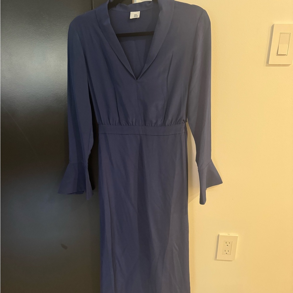 Chic Navy Long Sleeve Dress